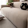 UHVUJDUI Copridivano Impermeabile 1/2/3/4/5 Posti Con Braccioli,Copridivani Elasticizzato Antiscivolo,Universale Copri Divano AntiGraffio Gatto,Sofa Cover Antimacchia Lavabile(Khaki B,235cm-300cm)