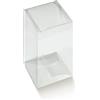 Generic 20 scatole scatoline in pvc plastica trasparente varie misure per bomboniere scatola bomboniera porta oggetti presentazione raffinata (7x7x14 cm)