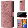CaseGla Cover per Xiaomi Redmi 9C, Rosa | Blocco RFID, Portafoglio Pelle PU, Flip Libro, Porta Carte, Magnetica Libretto, Antiurto Protezione Completa