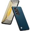 HULLIN Custodia Compatibile Con Samsung Galaxy S23 FE (6.4), Cover Protettiva Pelle PU - Zaffiro