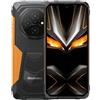 Blackview FORT 1 | Smartphone Rugged | 6,56 HD+ 90Hz | Android 15 | 12GB RAM + 128GB (fino a 2TB) | 16MP + 8MP | Batteria 10000mAh | IP68/IP69K | NFC | Dual SIM | 2 anni di Garanzia | Arancione