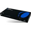 OREI Splitter HDMI 8K 1 x 2, duplicato con estrattore audio UltraHD supporta fino a 4K @ 120Hz IR EDID HDCP 2.3 - (BK-102A) (1x2 - Uscita audio)