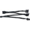 JINTAI Replacement Power Cable Power Supply per Seasonic 6Pin to 3 SATA 15Pin Alimentazione Carica DC Power Cavo DC in Power Charging Supply Port Cable 47.6cm