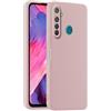 HULLIN Custodia per Telefono in Silicone Colorato, Adatta per Realme 5 Pro (6.3) - Polvere di sabbia