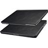 ICARER Custodia MacBook Air 13.6 2026 2025 2024 2022 M5 M4 M3 M2 A3449 A3240 A3113 A2681 Case, ICARER Premium Leather Ultra Protettiva Leggera Sottile Cover per Apple Macbook Air 13.6 M5 M4 M3 M2 (Nero)