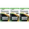 PANASONIC Confezione da 3 blister da 2 batterie ricaricabili Evolta AA (Mignon)/HR6 2450 mAh - 1,2 V
