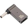 PUSOKEI Adattatore di Ricarica Maschio da 100 W PD USB C da Ingresso a DC 4,0x1,35 Mm, Adattatore di Ricarica PD in Lega di Alluminio 5A per Notebook