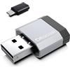 OTTOCAST 2026 Aggiornato Ottocast Mini Nova, Adattatore CarPlay e Android Auto Wireless, USB Plug & Play, Connessione Automatica, Design Compatto in Alluminio, Connessione Stabile Dual Band