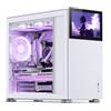 Jonsbo Schermo D41 ATX Gehäuse, Vetro temperato - Bianco