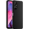 HULLIN Custodia per Telefono in Silicone Colorato, Adatta per HUAWEI P50 Pro (6.6) - Nero