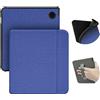 YoungMe Custodia per Kobo Libra 2 da 7, ultra sottile, in pelle PU, con funzione di accensione e spegnimento automatico, custodia protettiva di alta qualità con cinturino da polso per Kobo Libra 2 (blu