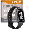 REY Pack 6X Pellicola salvaschermo per Honor Band 6 - Huawei Band 6 - Band 7 - Band 8 - Band 9 - Band 10, qualità Premium