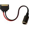 Veridium Cavo Adattatore SATA 12V AWG 18 Rame Socket 12 V Femmina Accendisigari Auto Universale Presa Accendi Sigari Spinotto da 12v del PC ad Accessori EXT