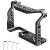 SUNLYTOUR Gabbia per fotocamera A1/A9 II/A7R4A/Alpha 7S III/ILCE-7M4/A7R4, A7S3/A7SM3/A7S III/A7R IV con attacco a slitta fredda per ARCA e compatibile con interfaccia ARRI da 3/8 per la realizzazione