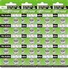 BenjiPower - 40 batterie LR1130 AG10 LR54-1,5 V alcaline impermeabili e di lunga durata - V10GA / RW49 / G10A / 189 / GP189 / L1130 / 89A - Batteria LR54 Batteria a bottone, Batteria L1131C, Batteria