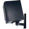 B-tech Coppia di supporti staffe da / a muro / parete in acciaio per casse stereo audio e diffusori acustici colore nero