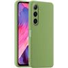 HULLIN Custodia per Telefono in Silicone Colorato, Adatta per Samsung Galaxy S24+ / Samsung Galaxy S24 Plus (6.7) - Verde Matcha
