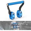 NICECNC Staffa di navigazione Supporto a morsetto Staffa di navigazione Compatibile con Yamaha Tenere 700 /XTZ700 2019-2024, Tenere 700 Rally Edition 2020-2024, Blu, Vedi montaggio