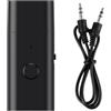 HCLZOE Trasmettitore e Ricevitore Bluetooth 5.3, Adattatore USB Wireless Aux da 3,5 mm, Microfono Integrato, Streaming Musicale, Chiamate nel Vivavoce
