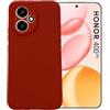 KEJI Cover in TPU, Morbido Custodia Slim Anti Scivolo Custodia Protezione Posteriore Cover Antiurto per Honor 400 5G (ROSSO)