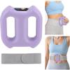 Generico Strumento per Massaggio Anticellulite - Dispositivo 2 in 1 con Regolabile e Impugnatura Ergonomica - Anello Vibrante Con Fascia Regolabile,per Allenamento Casa Palestra Glutei