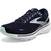Brooks Ghost 15, Scarpe da corsa Donna, Nero (Black Ebony Sharp Green), 38 EU