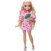 Barbie Dream Besties Malibu Festival Look, Bambola con Lunghi Capelli biondi stilizzati e Outfit alla Moda, 10 Abiti e Accessori Rimovibili Inclusi, Giocattolo per Bambini, 4+ Anni, JGH87