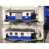 FLEISCHMANN 5053 K + 5054 K 2x Vetture Edelweißbahn in OVP Rarità