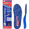 Powerstep Pinnacle Plus, solette integrate per il metatarso, per uomo e donna, rosso/blu, Men's 12-13