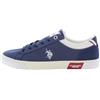 U.S. Polo Assn. - Slip on BASTER001M/5TH3 in Tessuto, Blu Navy-Bianco (43)