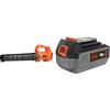BLACK+DECKER Soffiatore Foglie a Sistema Assiale, Velocità di soffiaggio 145 Km/h & Batteria al Litio Compatibile con prodotti BLACK+DECKER 18 V 4.0 Ah