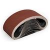 Sruhrak Nastri Abrasivi 75 x 457 mm - Grane 400 Carta Abrasiva per Levigatrice a Nastro, per Levigare,Limare,Affilare e Rimuovere Metallo/Legno (15 Pezzi)