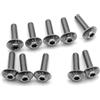 Generico Viti in acciaio inossidabile M5*20 R1200GS R1250GS ADV R1200RT R1200R S1000RR S1000XR K1600GTL C400X/GT F900R/XR 2014-(10pcs)