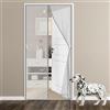 AWMDer Porta zanzariera Magnetica, 50 x 150 cmZanzariera Porta, Adsorbimento Magnetico Pieghevole, Rete, Elegante Zanzariera per Casa Ufficio Grigio
