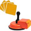 CWD&SQH Strumento di fissaggio per fessure di pavimento: con ventose rinforzate e cuscinetti adesivi per la riparazione di pavimenti in laminato, vinile e legno, set di riparazione durevole, compatto ed