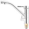 UHDUIG Rubinetto da Cucina 3 in 1 a 3 Vie Girevole, Miscelatore in Ottone con Regolazione Temperatura e Flusso, per Cucina e Bagno Domestico