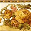Dundee Deco Carta da parati adesiva DDAZBD9057 vittoriano crema, beige con rose in fiore, design retrò, 4,57 m x 17,78 cm, autoadesivo