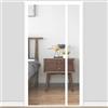 VOLLENC Zanzariera Magnetica per Porte Finestra - 110x240 cm - Zanzariere Magnetiche balcone - si Chiude da Sola - Tende Zanzariere con Calamita per Finestre,Bianco