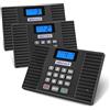 SANZUCO Citofoni 60D wireless per casa, sistema di citofono domestico a 18 canali, supporta conversazioni bidirezionali, sistema intercom full duplex da 426,7 m per casa/ufficio vivavoce, chiamata di