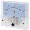 TOOLNOX Amperometro analogico 85C1-V Voltmetro CC positivo e negativo di tipo puntatore Misuratore bidirezionale(20V -0-20V)