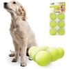 ALL FOR PAWS Palline da tennis resistenti da 6,3 cm, confezione da 6 pezzi, giocattolo super rimbalzante per cani, ricambio per lanciatore automatico di palline per cani Maxi