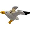 Cornelißen naTierliche Geschenke Cornelißen Peluche Gabbiano Archosauria Gabbiano Argentato con Nastro L 33 cm Peluche Regalo per Bambini