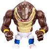 Mattel Action figure di squali di strada con movimento morso e slam, giocattolo da collezione Big Slammu ispirato all'eroe mezzo squalo della TV degli anni '90, 15,2 cm