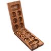 Engelhart - 350320 - Gioco di Semina (Mancala) in Legno - Gioco Africano Ecologico - Dimensioni: 13,2 x 24,4 x 4,8 cm