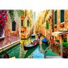 HUADADA Puzzle da 1000 pezzi, per adulti, gioco di abilità impossible per tutta la famiglia, gioco colorato - Canale a Venezia, decorazione per la casa