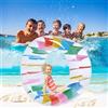AONAT Ruota Acquatica Gonfiabile per Bambini 47 Pollici,Giocattoli Acquatici Multifunzione Gonfiabili,Ruota Acquatica Colorata,Giocattoli Estivi per Bambini,Ideale per Piscina, Spiaggia e Festa in Acqua