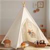 Wilwolfer Tenda per bambini Wilwolfer con borsa per il trasporto, tenda in tela per bambini,