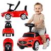 sun baby Macchinina Cavalcabile per Bambini, Macchina a spinta da 12 mesi, volante audio, sedile con schienale, vano portaoggetti sotto il sedile, protezione antiribaltamento (Rosso)