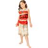 Disney Costumi Vestito per Ragazze Moana Multicolore 9-10 anni