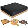 Mineup Copertura per sabbiera, 160 x 160 cm Copertura Sabbiera Impermeabile, Telo di Copertura per Sabbiera per Bambini con Coperchio per Piscina, Giardino